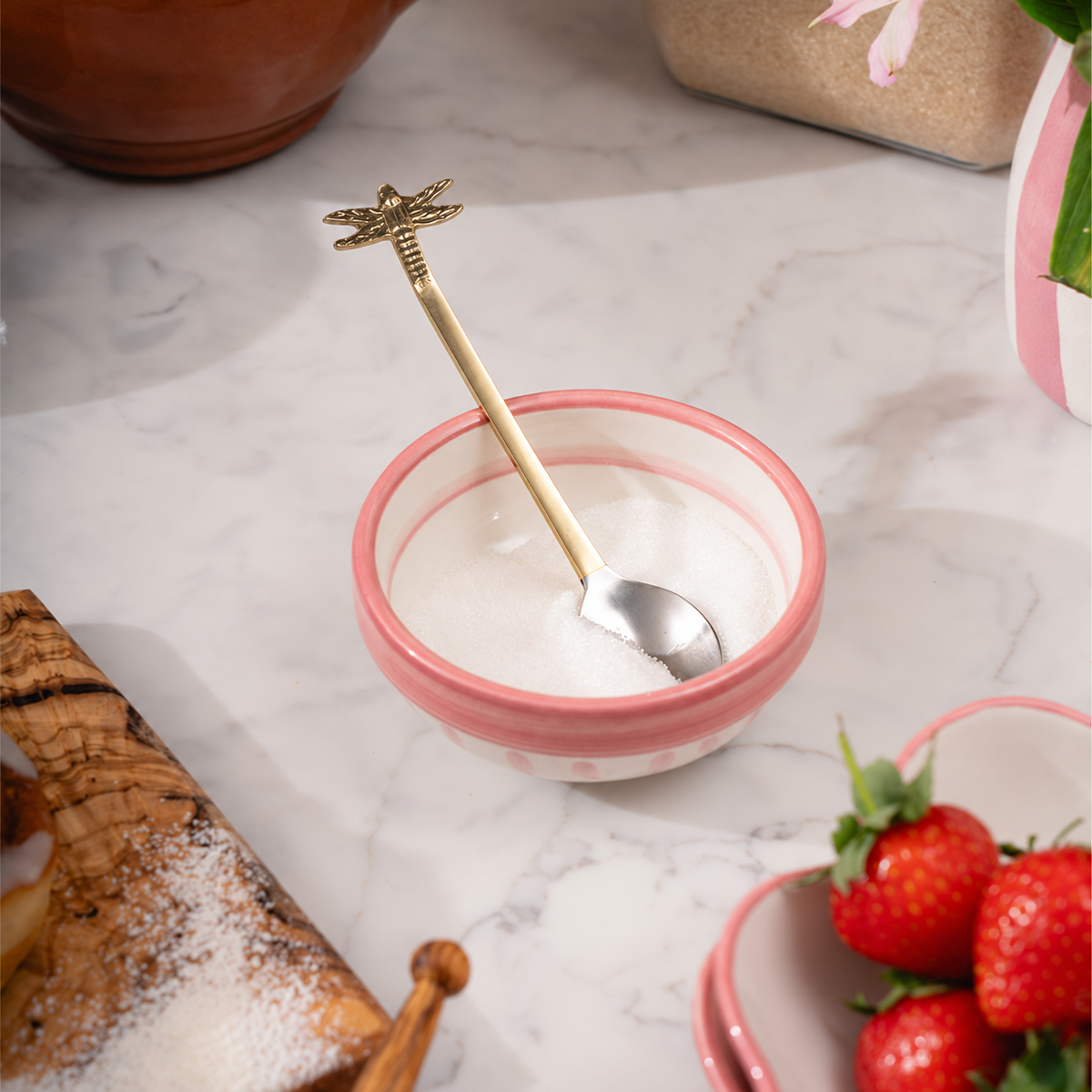 Gold Dragonfly Spoon