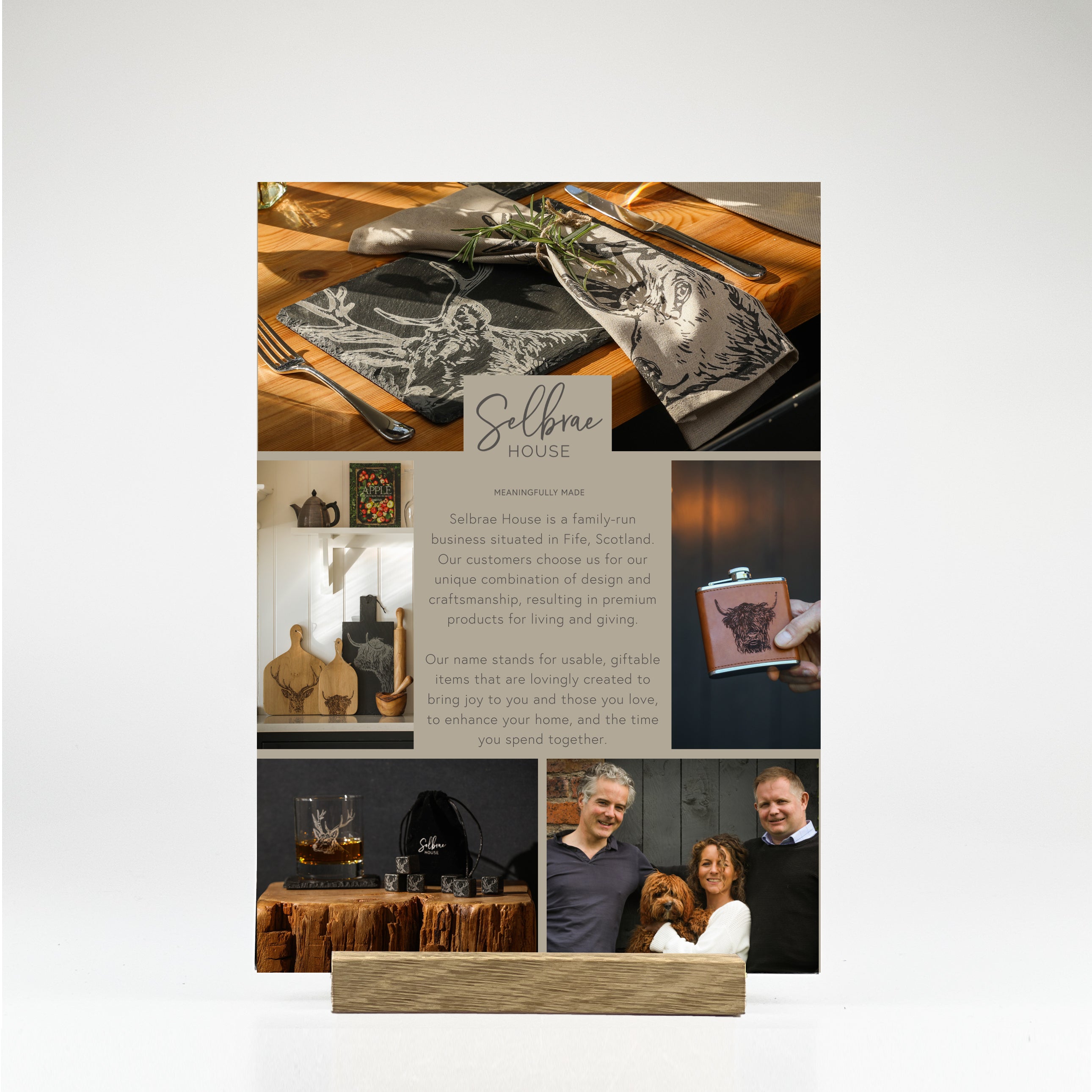 A5 POS With Oak Base - About Us