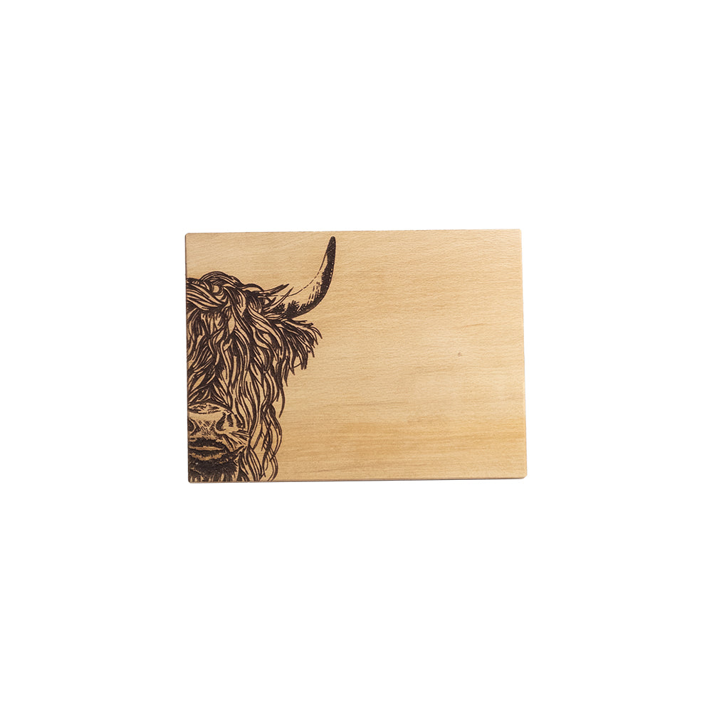 Highland Cow Beech Bar Board