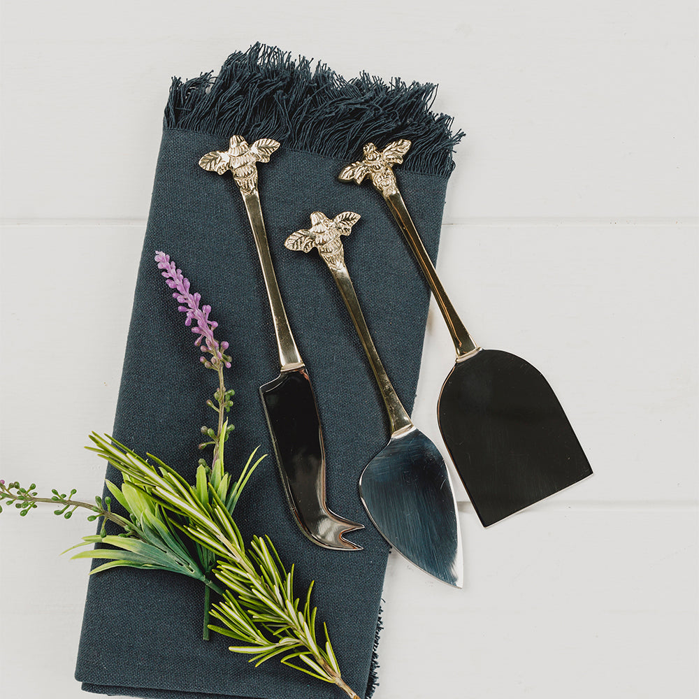 Bee Cheese Knives - Set of 3