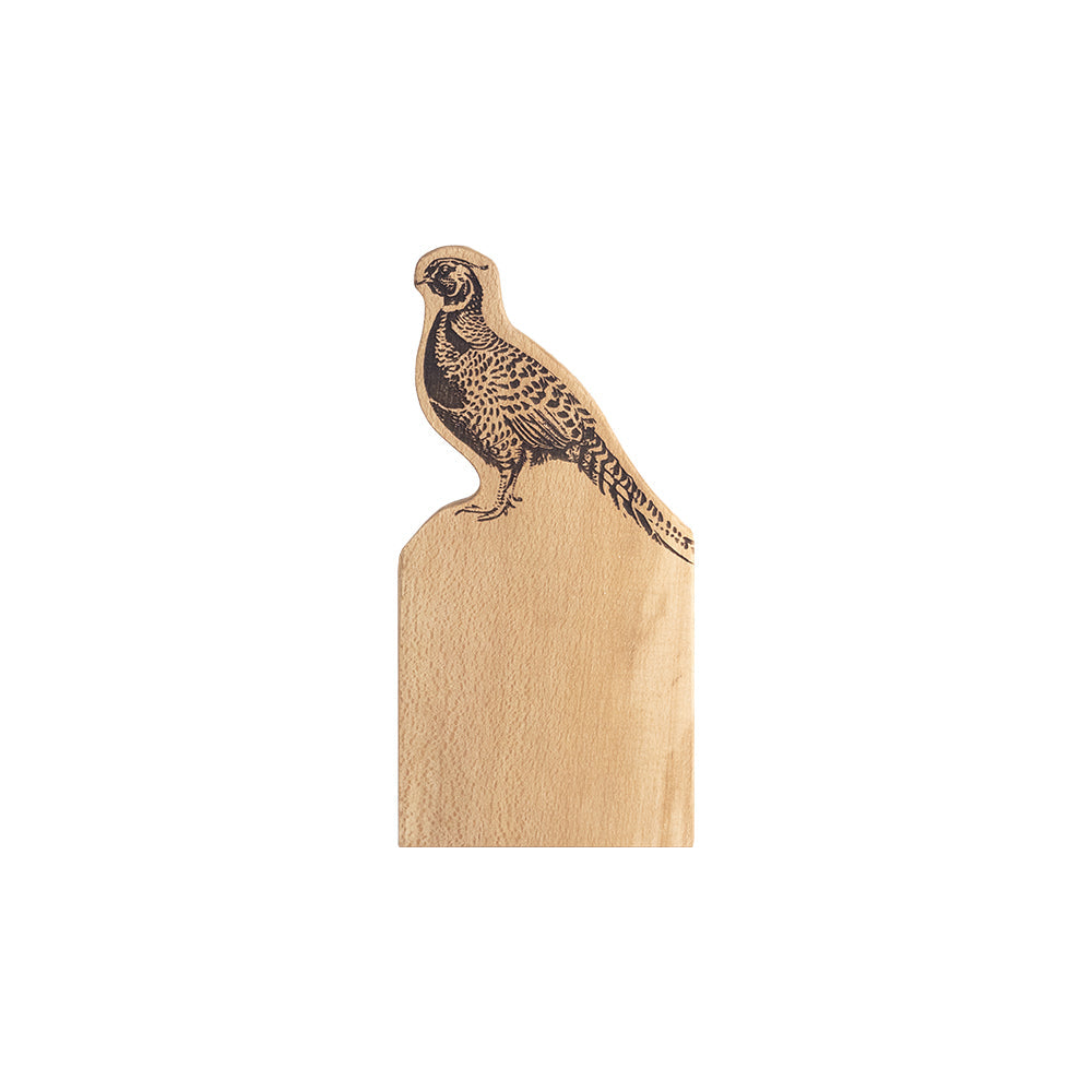 Pheasant Framed Beech Serving Board - Small
