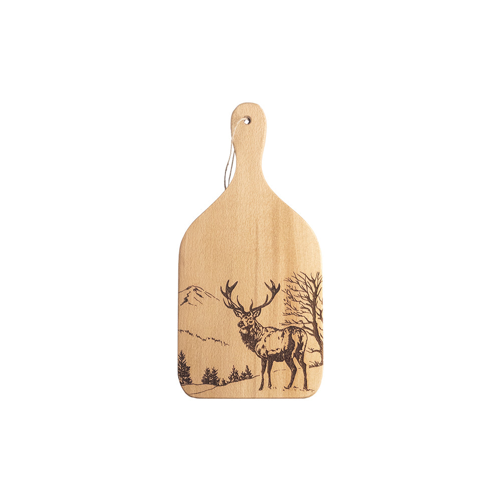 Scenic Stag Beech Hanging Paddle - Small