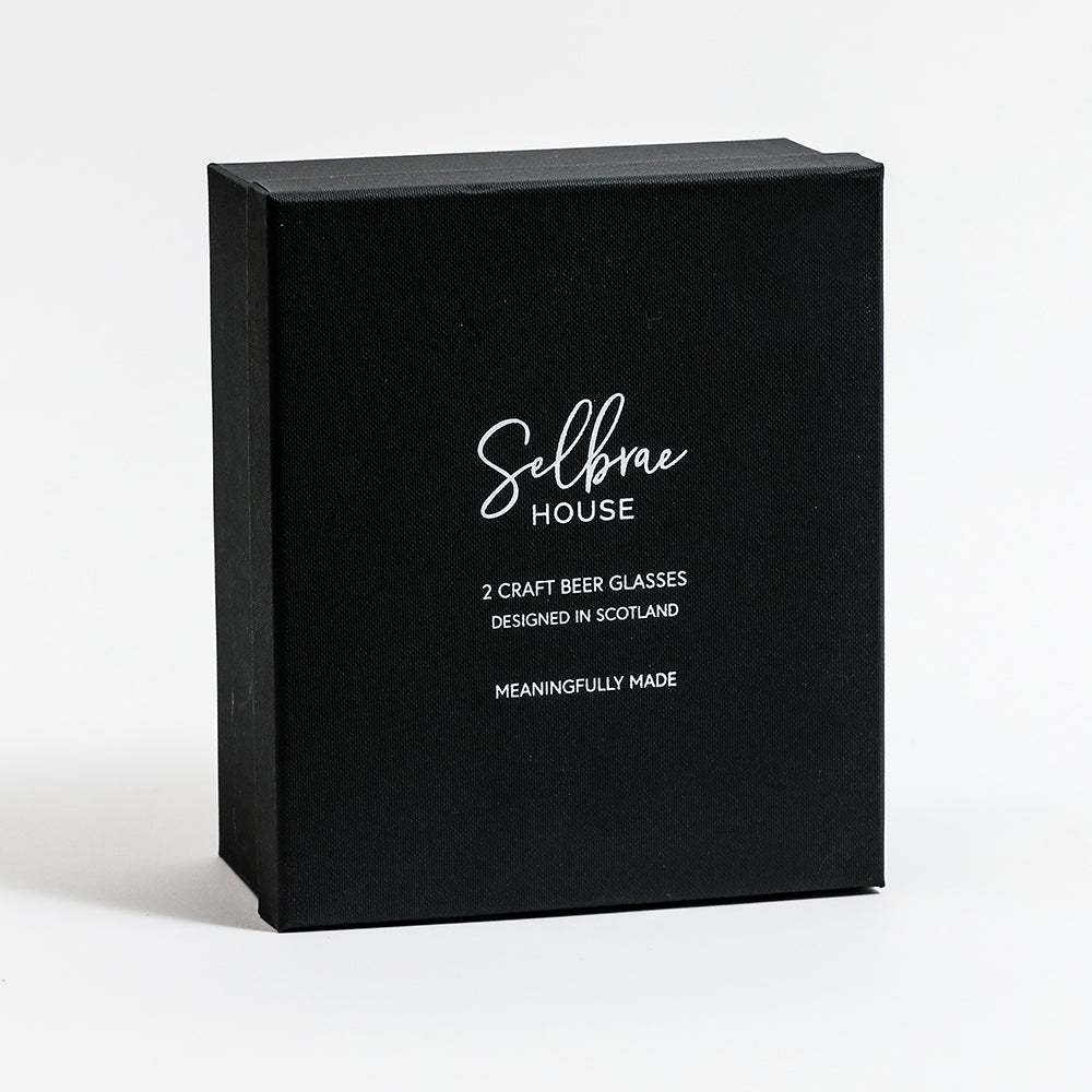 Highland Cow Craft Beer Glasses - Set of 2