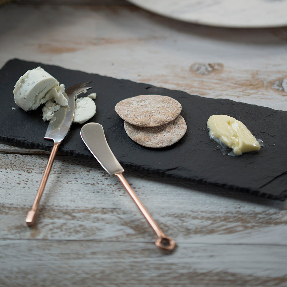 Copper Cheese Knives - Set of 2