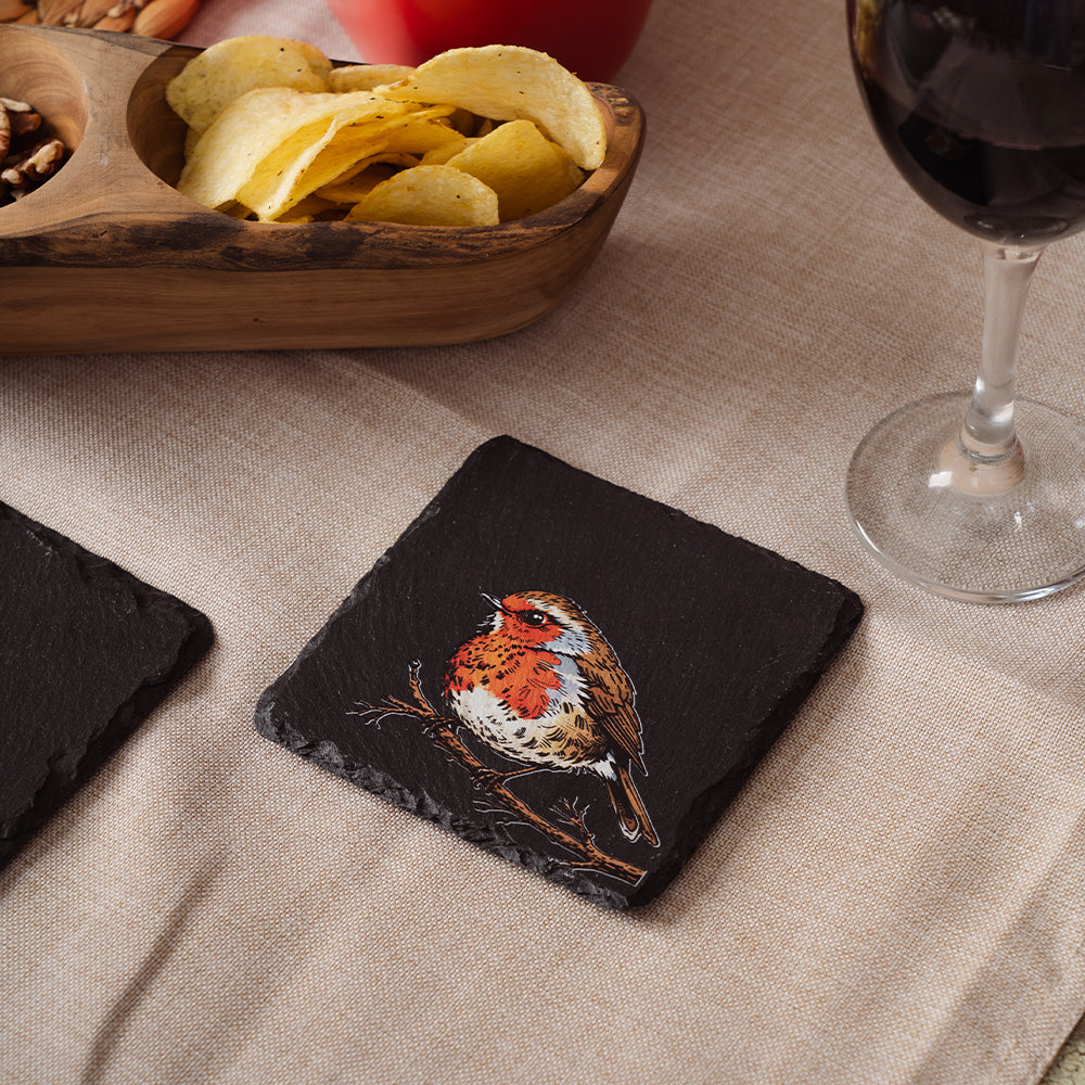 Robin Slate Coaster