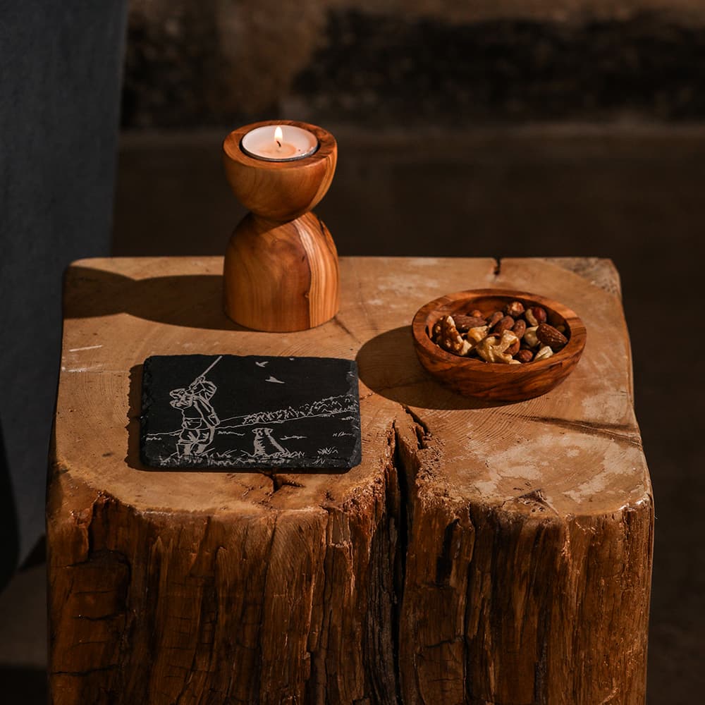 Shooting Single Slate Coaster