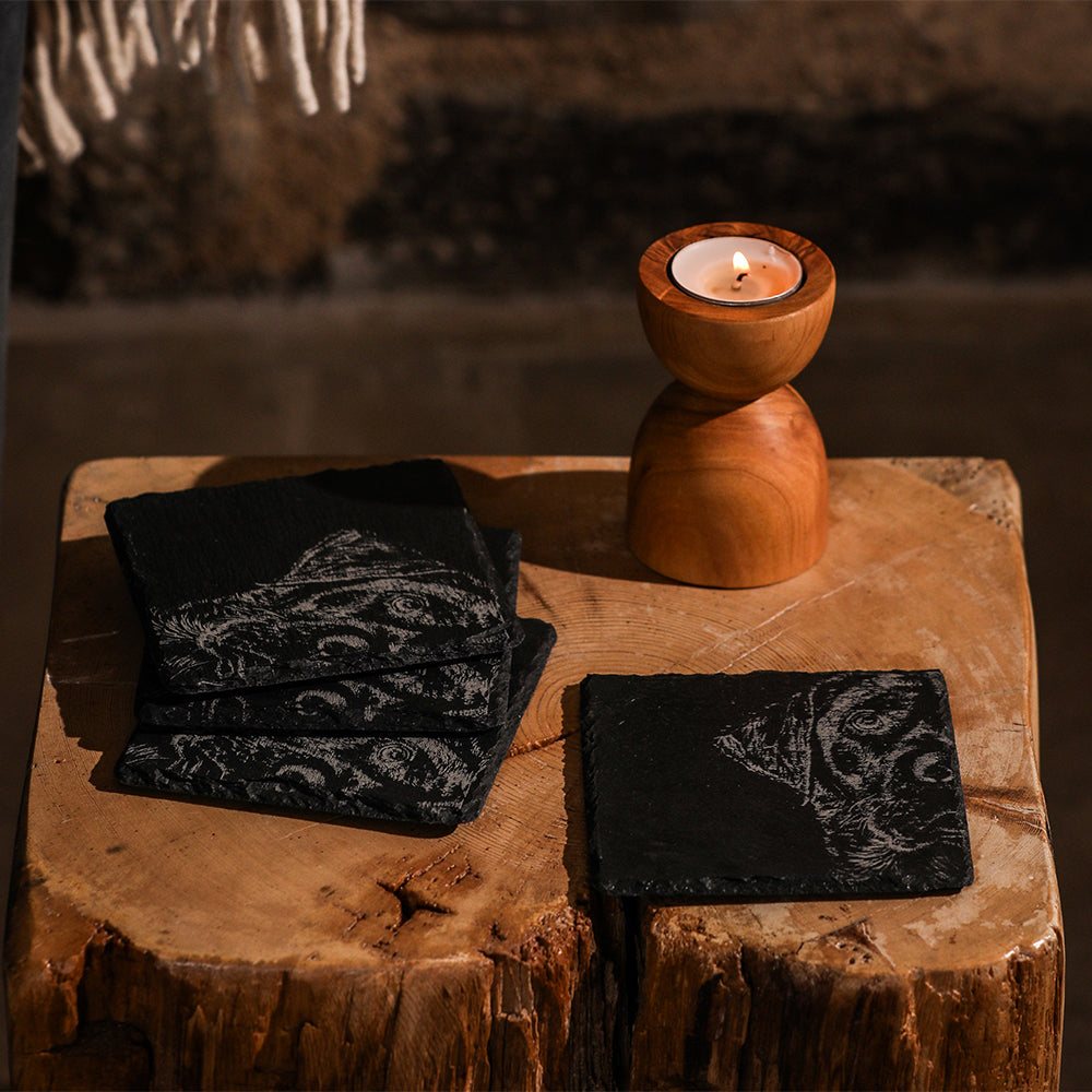 Labrador Slate Coasters - Set of 4