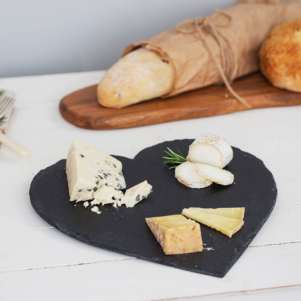 Heart Slate Cheese Board