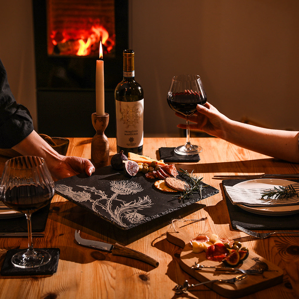 Thistle Trio Slate Cheese Board