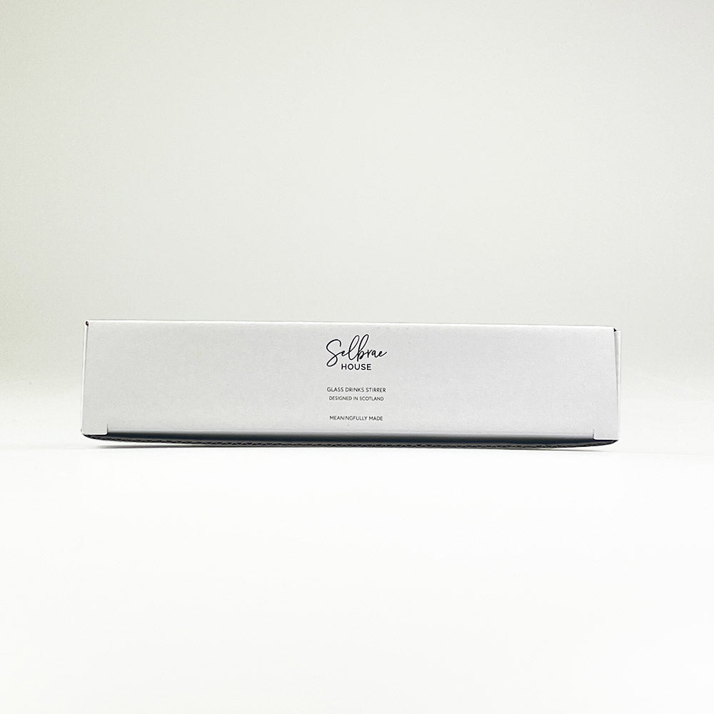 Highland Cow Glass Drinks Stirrer