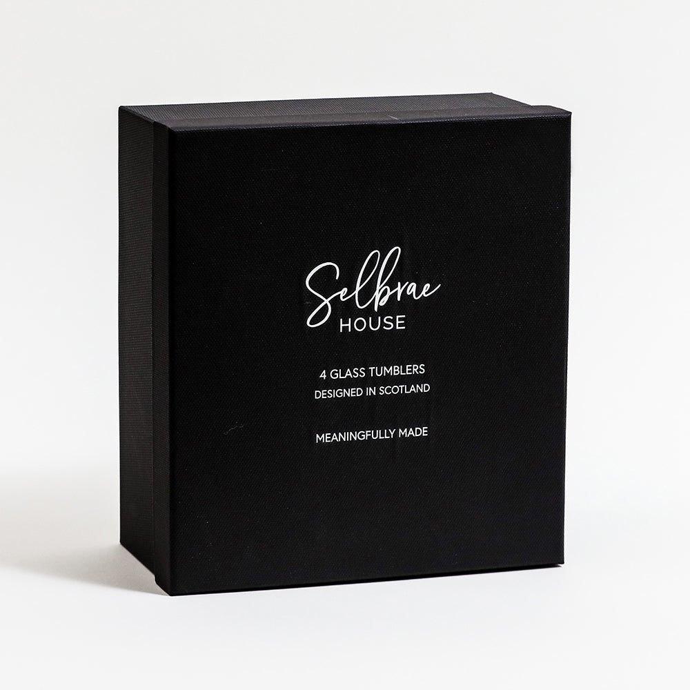 Bulldog Glass Tumblers - Set of 4