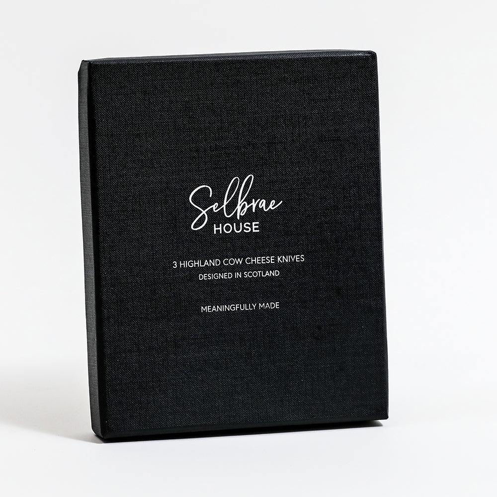 Highland Cow Cheese Knives - Set of 3