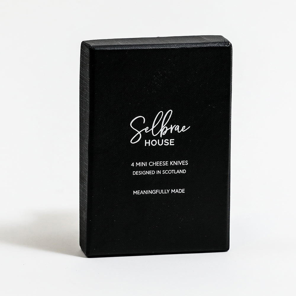 Silver Mini Cheese Knives - Set of 4