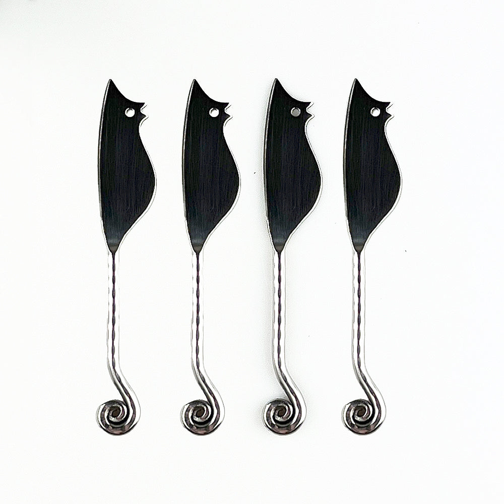 Mouse Mini Cheese Knives - Set of 4