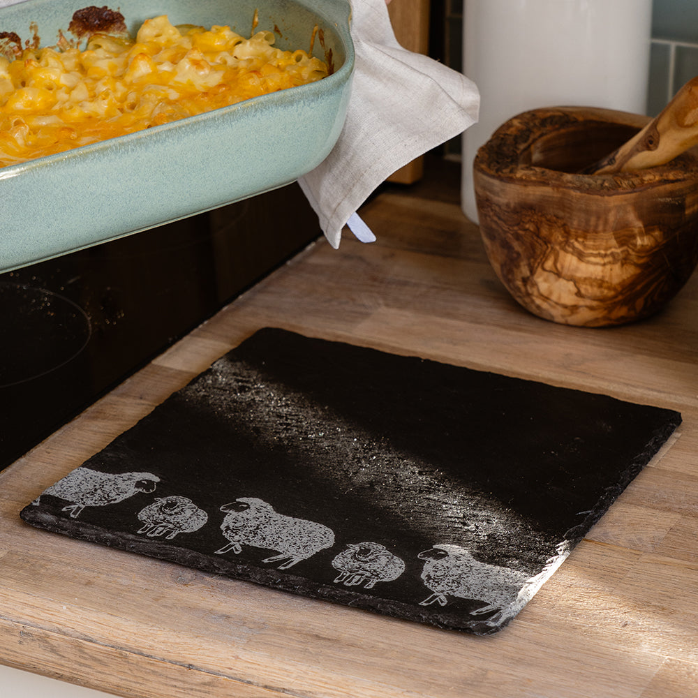 Sheep Slate Pot Stand