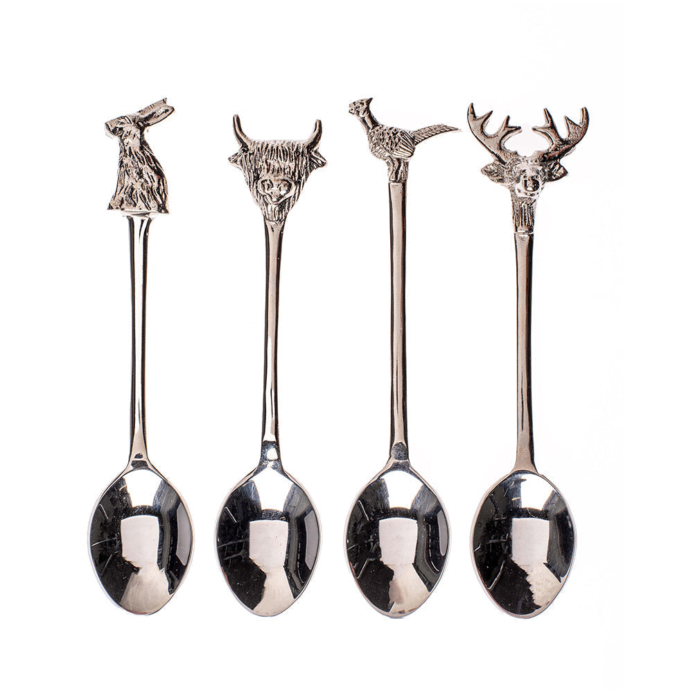 Country Animals Spoons - Set of 4