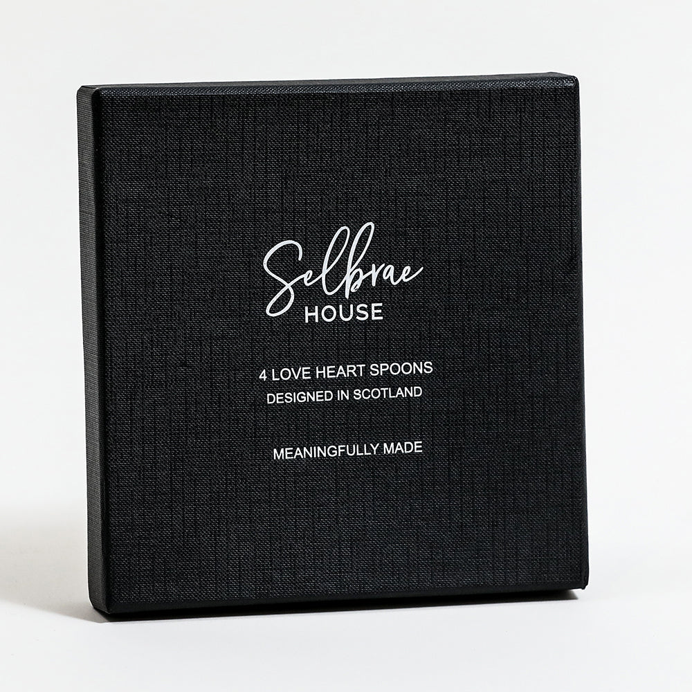 Love Heart Spoons - Set of 4
