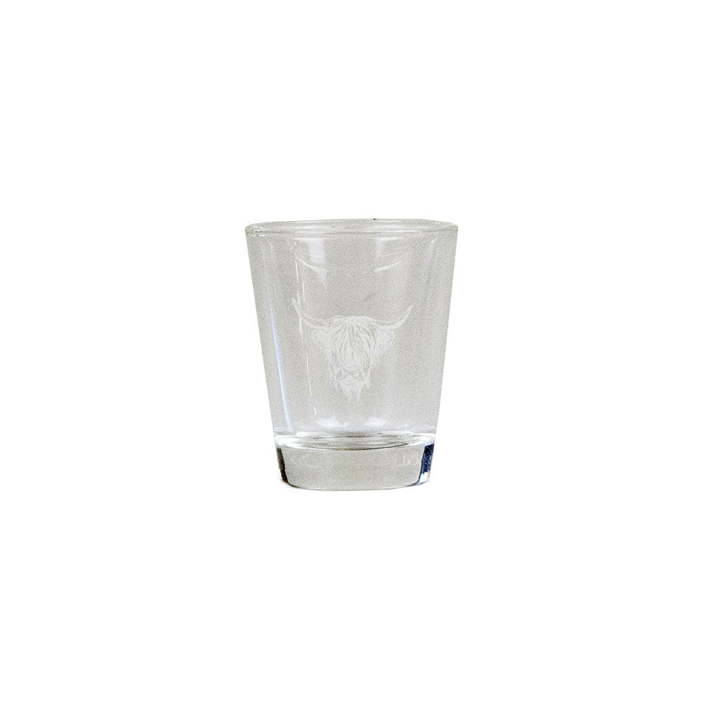 Highland Cow Shot Glass