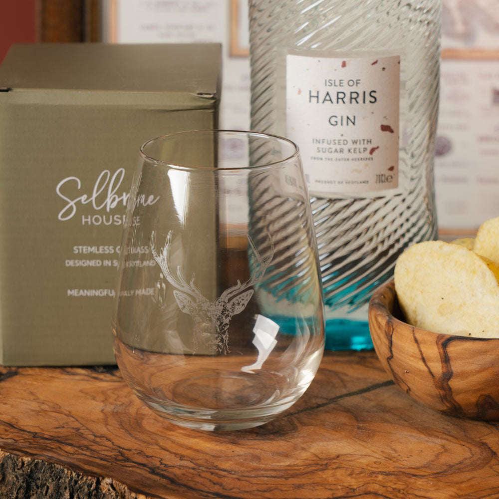 Stag Stemless Glass