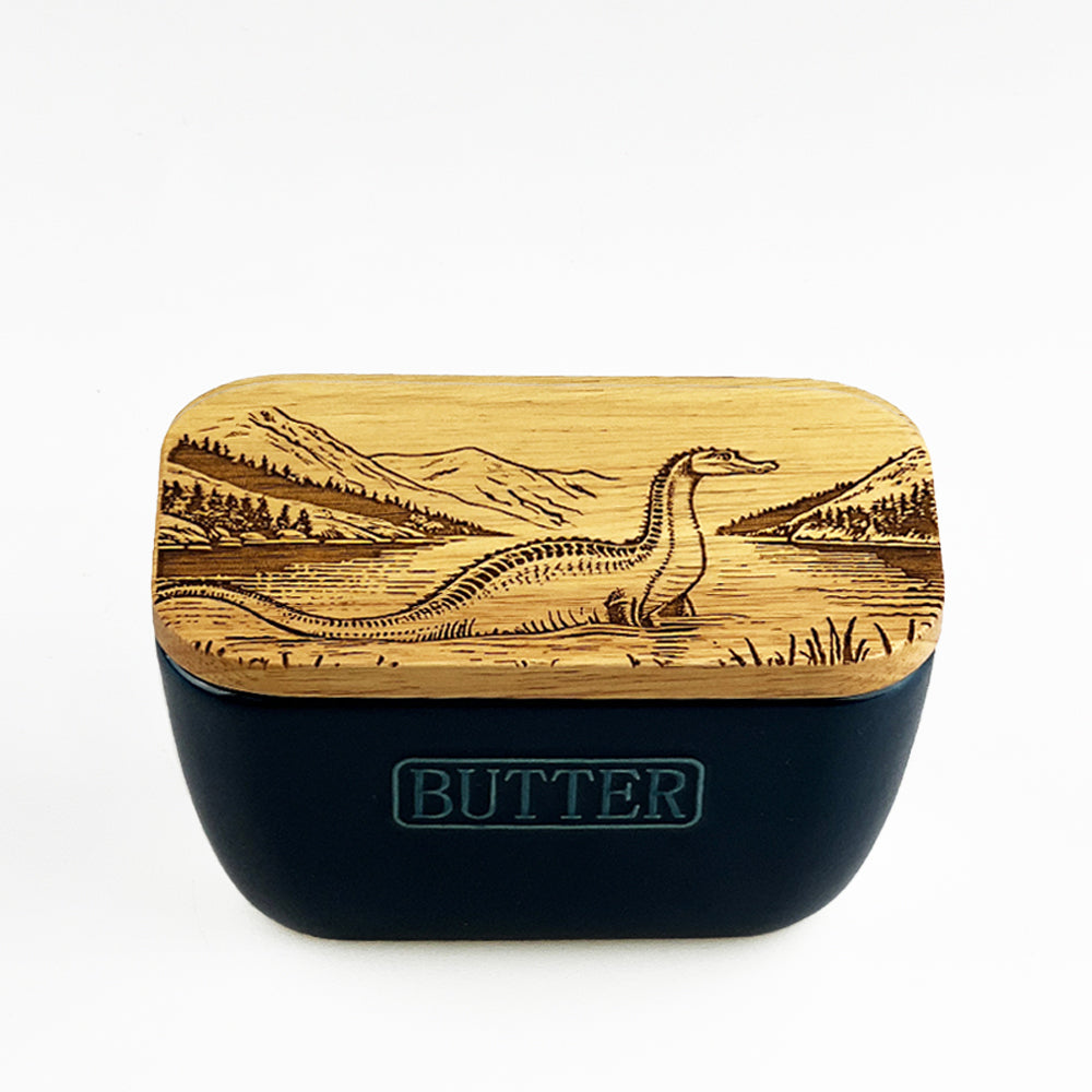 Nessie Blue Butter Dish