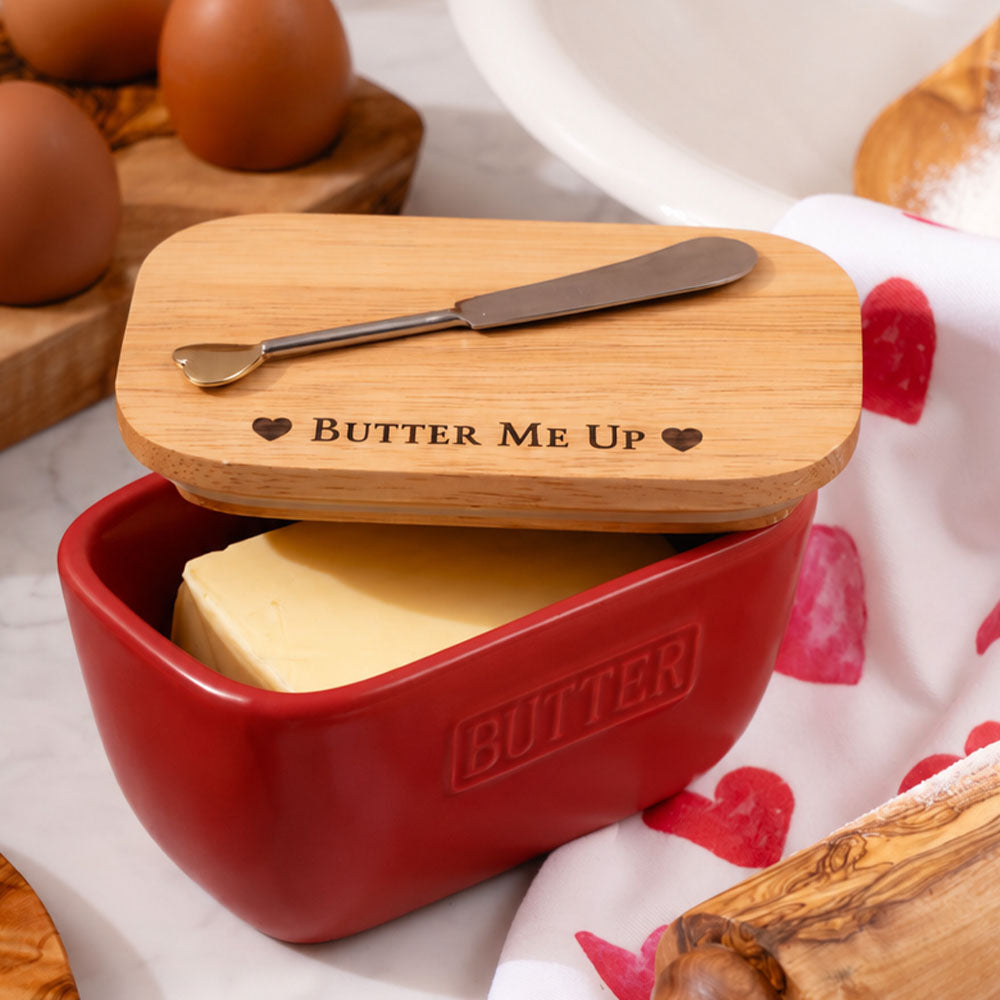 Red Butter Dish - Butter Me Up