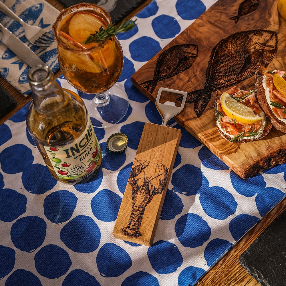 Lobster Oak Bottle Opener