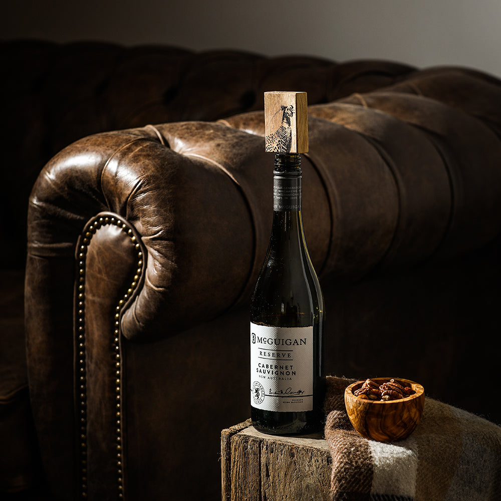 Pheasant Oak Bottle Stopper