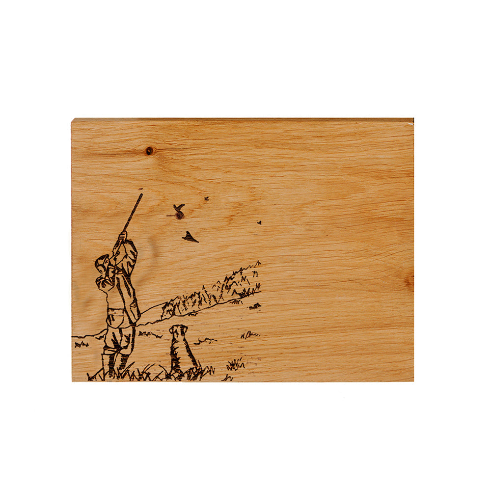 Shooting Oak Bar Board