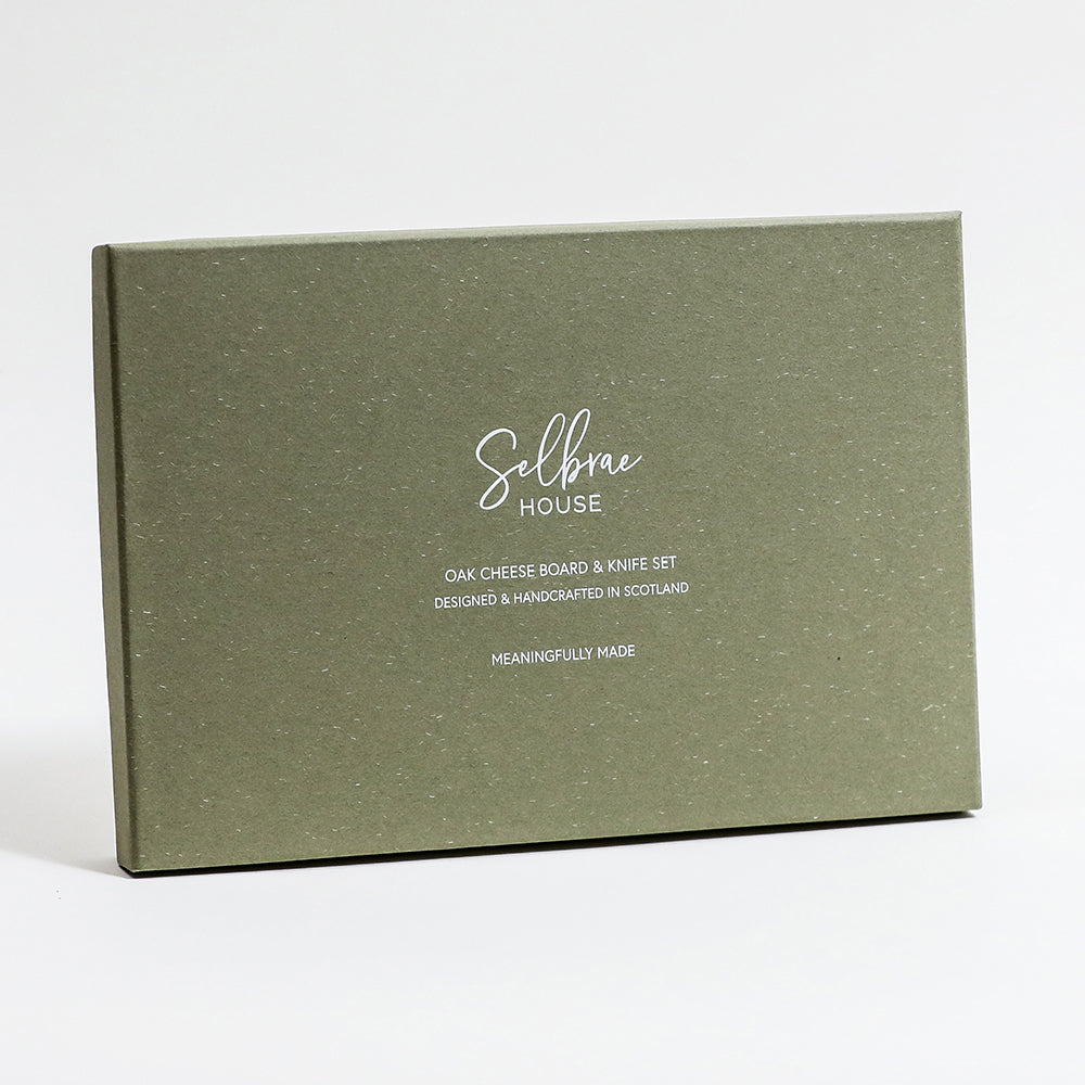 Pheasant Oak Cheese Board & Knife Set