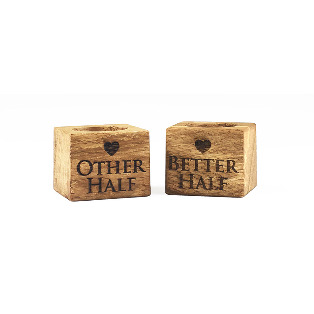Better & Other Oak Egg Cups - Set of 2