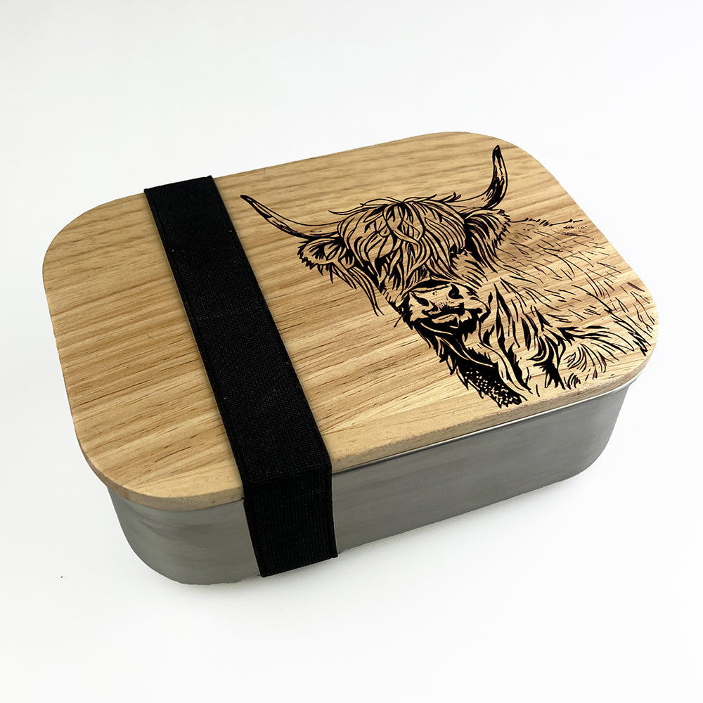 Highland Cow Lunch Box