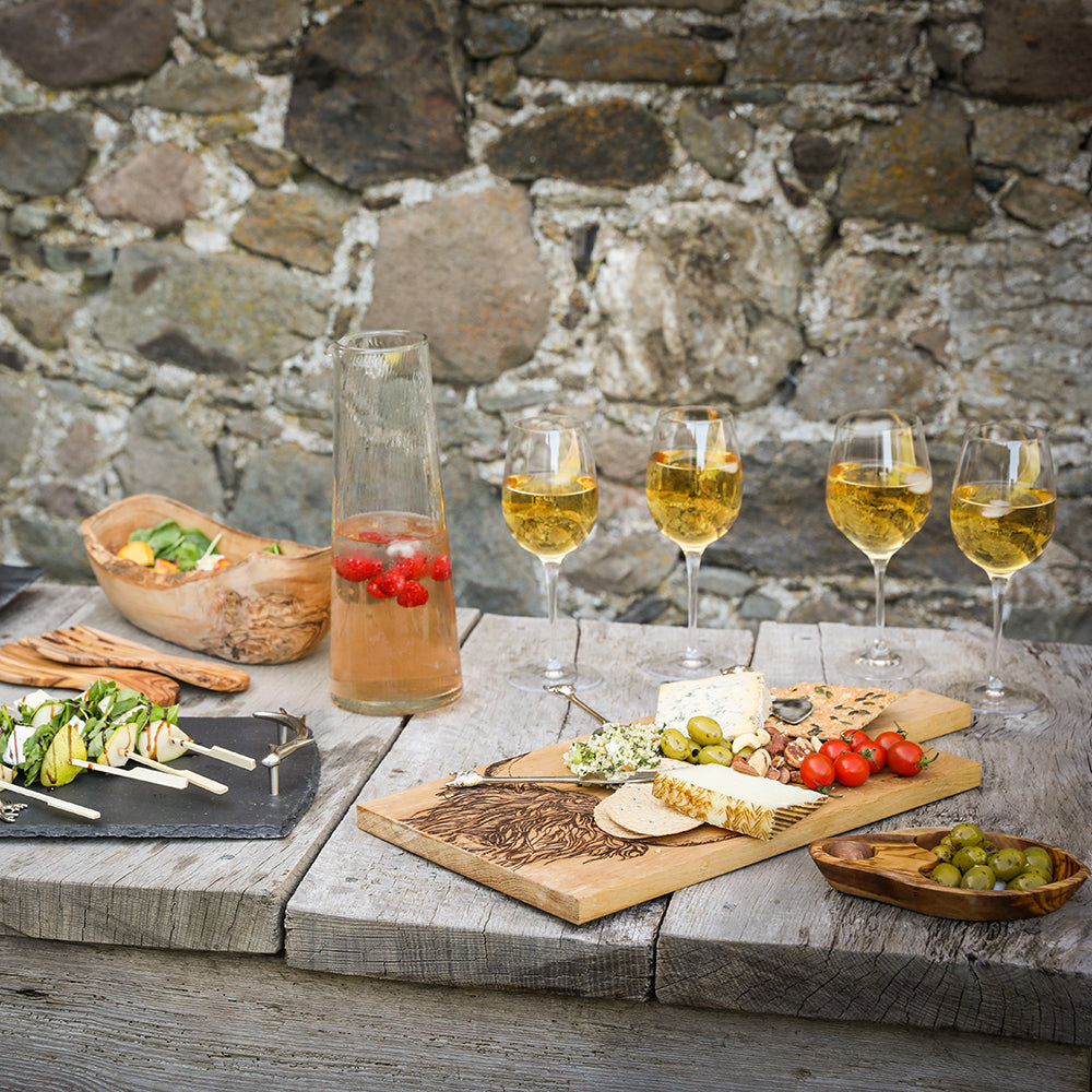 Highland Cow Oak Paddle - Large