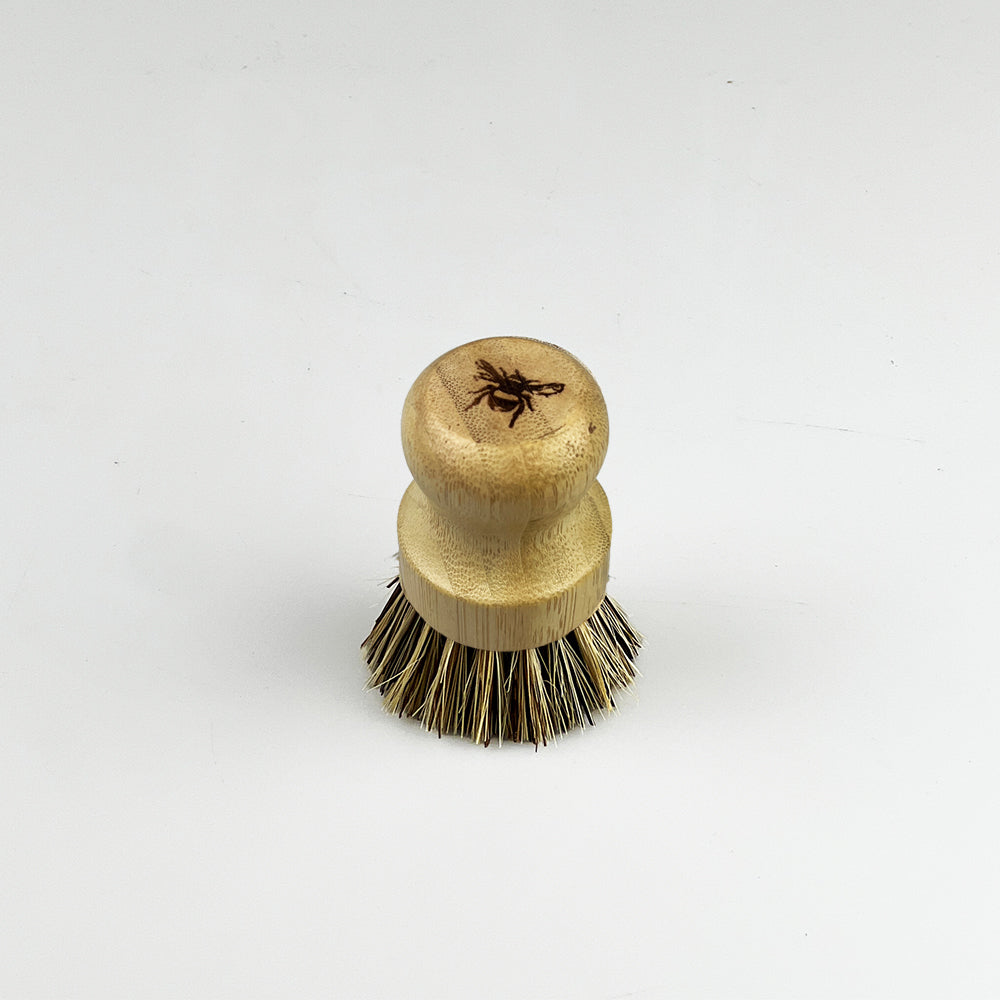 Bee Bamboo Pot Brush