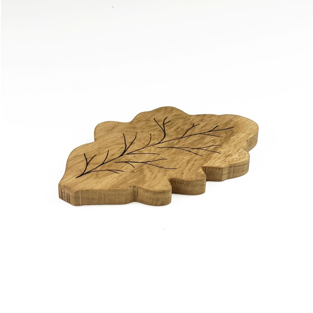 Oak Leaf Oak Pot Stand