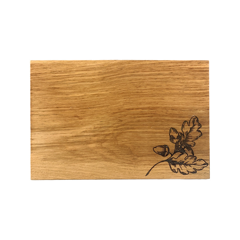 Autumn Acorns Oak Serving / Cheese Board