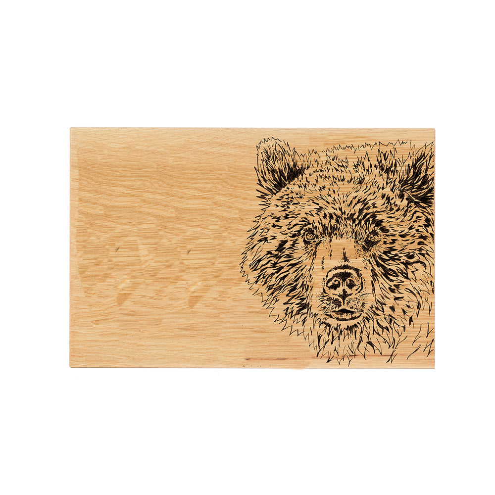 Bear Oak Oak Serving & Cheese Board