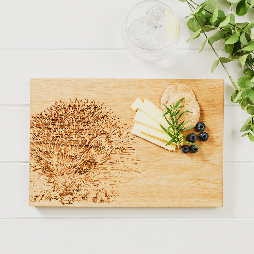 Hedgehog Oak Serving & Cheese Board