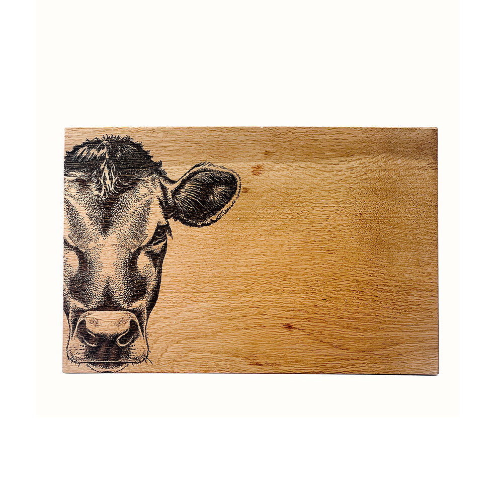 Jersey Cow Oak Serving & Cheese Board