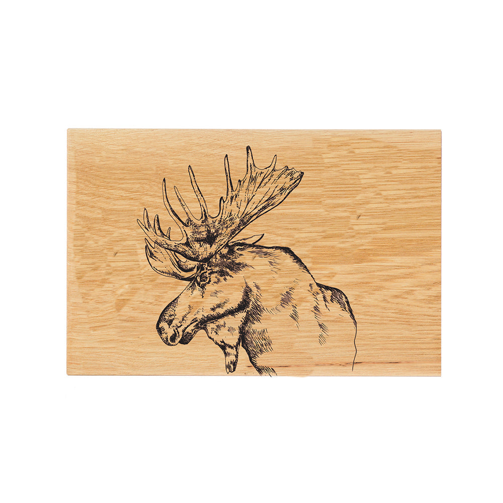 Moose Oak Serving & Cheese Board