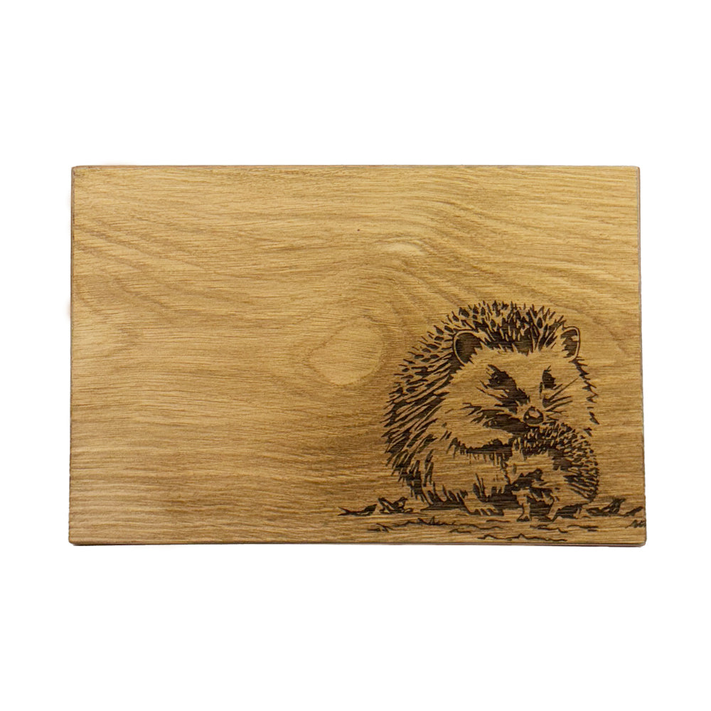 Woodland Hedgehog Oak Serving / Cheese Board