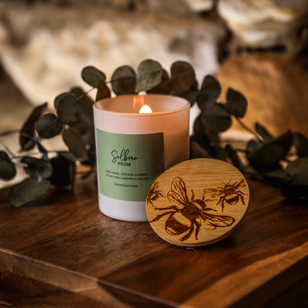 Bees Fresh Fennel, Patchouli & Carrot Candle