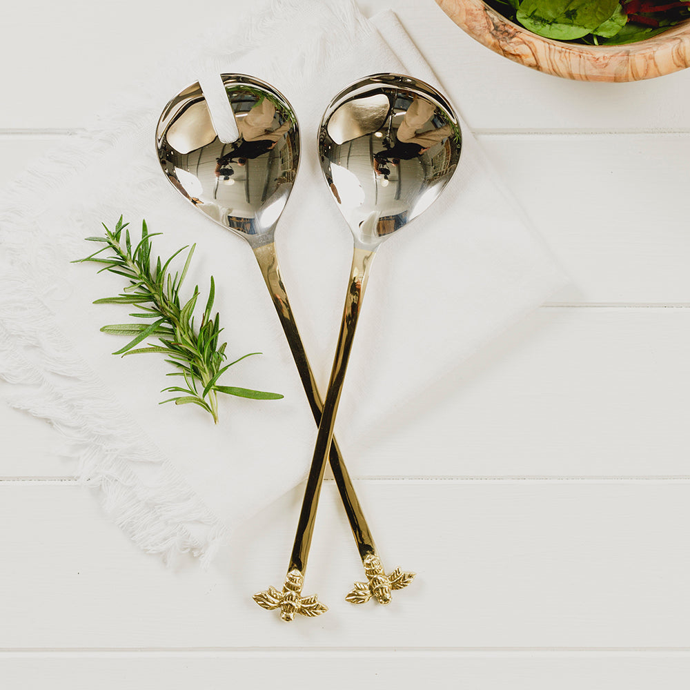 Bee Salad Server Set