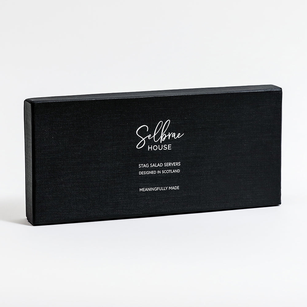 Stag Salad Server Set