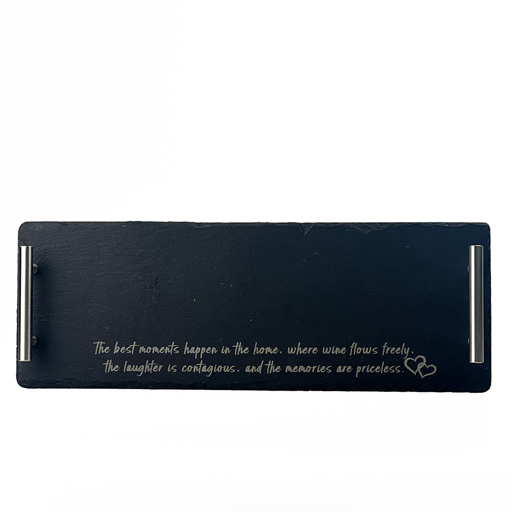 The Best Moments Slate Serving Tray - Small