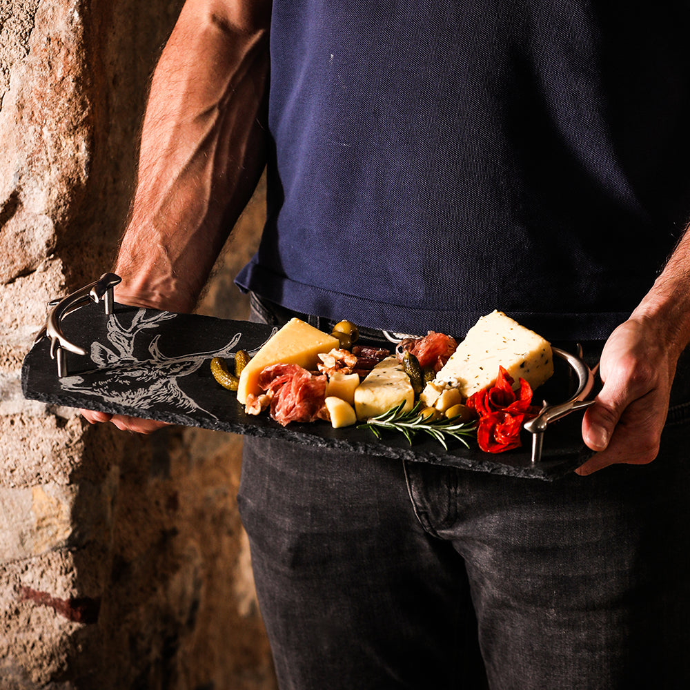 Stag Slate Serving Tray - Small