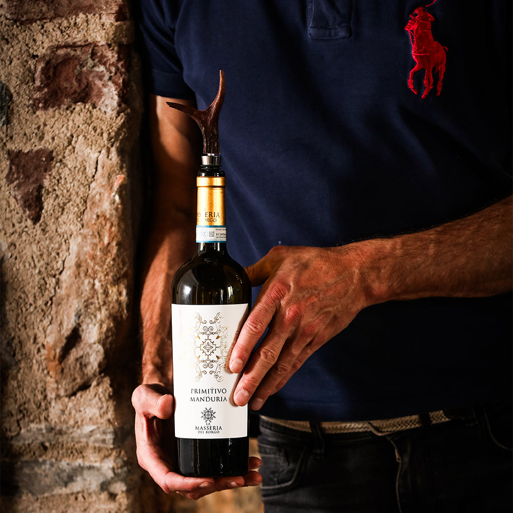 Genuine Roe Antler Bottle Stopper