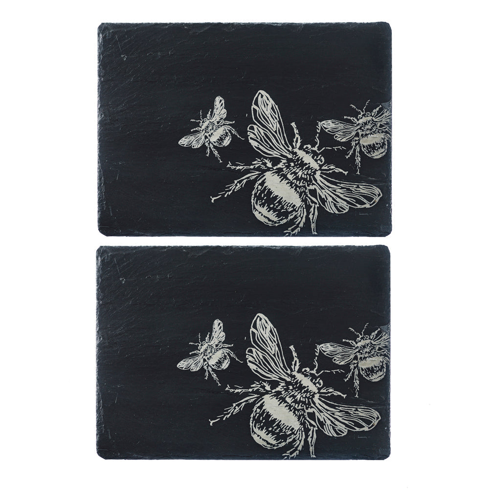 Bee Slate Place Mats - Set of 2
