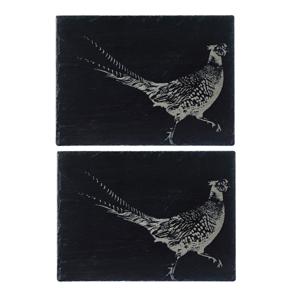 Pheasant Slate Place Mats - Set of 2