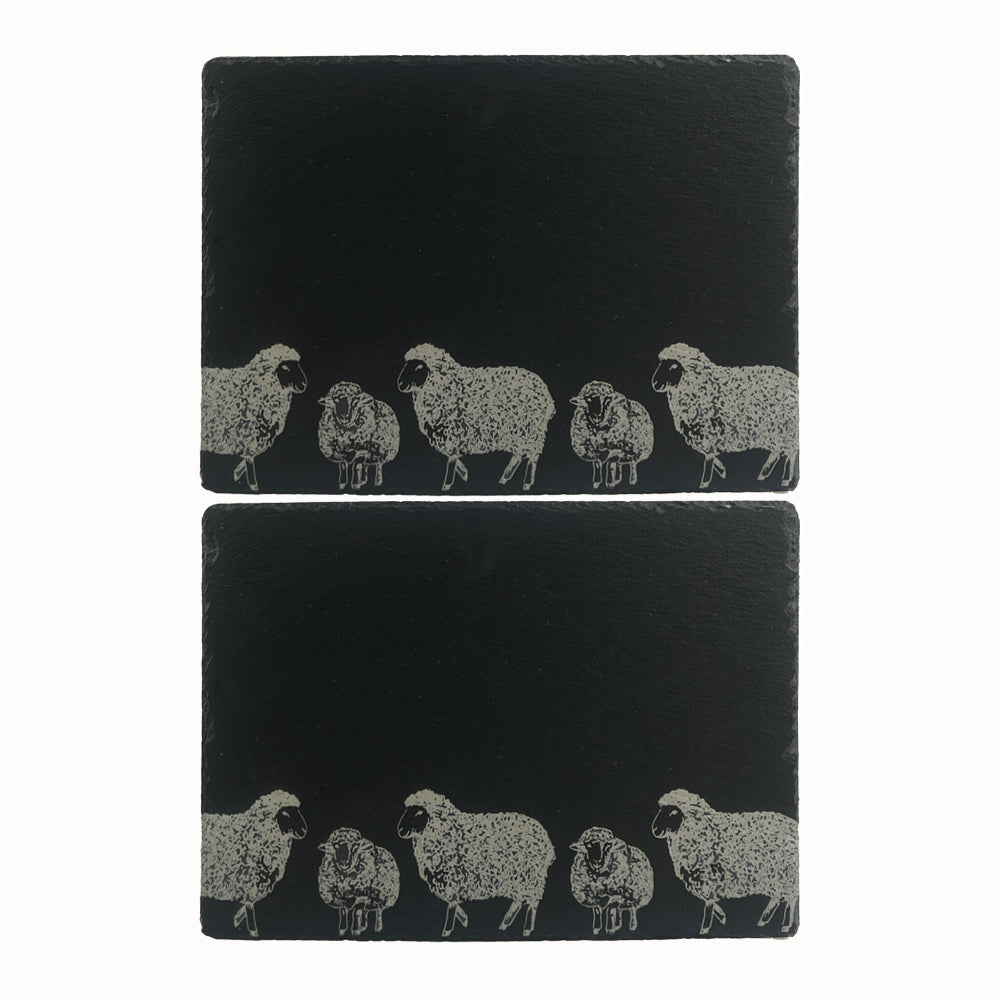 Sheep Slate Place Mats - Set of 2