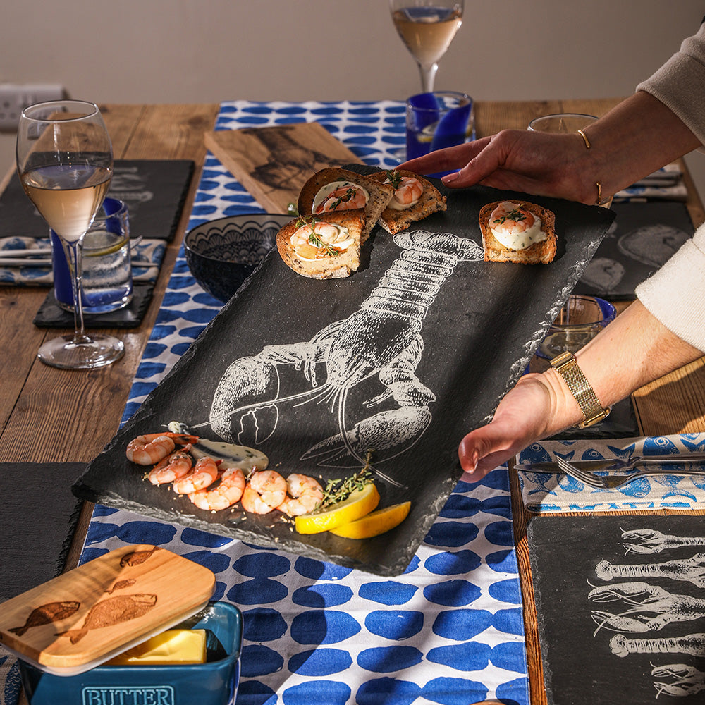Lobster Slate Table Runner